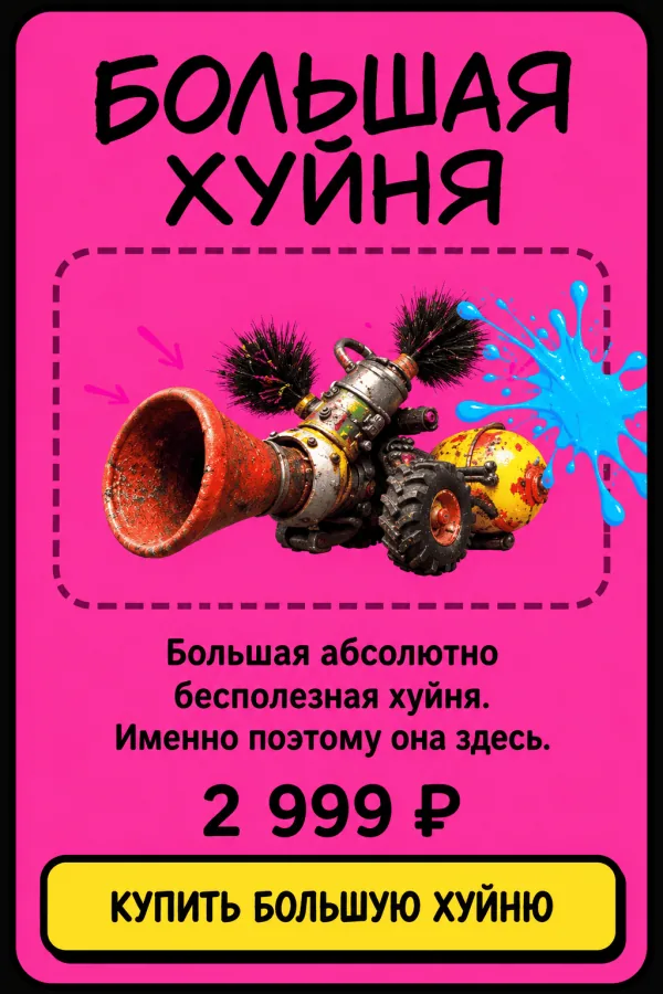 Большая хуйня — 2 999 ₽